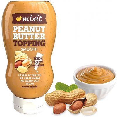 MIXIT Peanut butter topping 500 g – Sleviste.cz