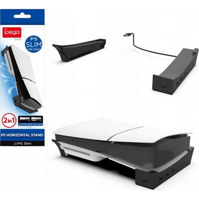 iPega P5S008 Horizontální Stojan s USB HUB PS5 Slim bílý – Sleviste.cz