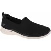 Dámské espadrilky Skechers Go Walk dámské slip ony 6 Clear Virtue 124505-BKW černé