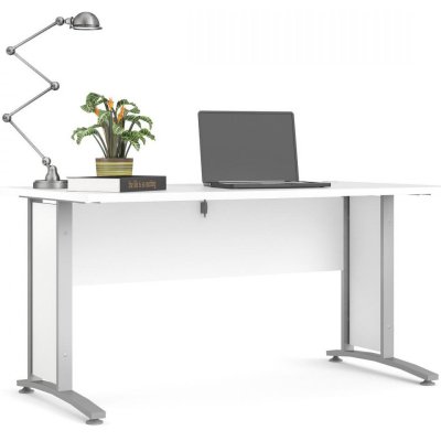 Nábytek Falco Office 80400/71 bílý / stříbrný – Hledejceny.cz