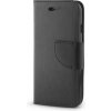 Pouzdro a kryt na mobilní telefon Huawei Pouzdro Sligo Smart Book Huawei P40 Lite E / Y7p černé FAN EDITION
