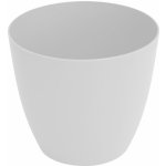 Plastkon Ella Mat květináč Bílá 9 cm – Zboží Dáma
