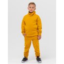 Winkiki Kids Wear chlapecká sportovní tepláková souprava (mikina + tepláky) hořčicová