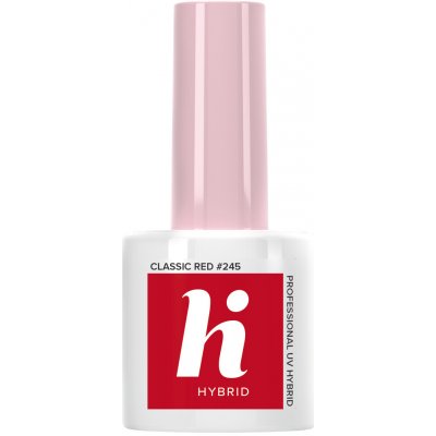 Hi Hybrid lak na nehty classic red 245 5 ml – Hledejceny.cz