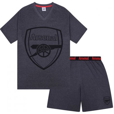 Fan Store FC Arsenal pyžamo krátké tmavě šedé