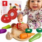 Teddies krájecí ovoce a zelenina dřevo – Zboží Dáma