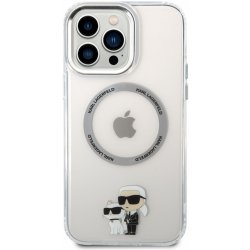 Pouzdro Karl Lagerfeld iPhone 13 Pro MAX - IML Karl and Choupette NFT MagSafe Transparent