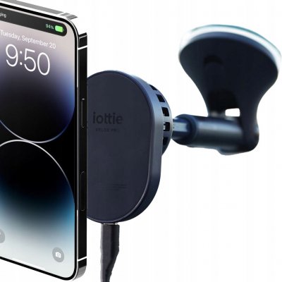 iOttie Velox Pro MagSafe Magnetic Wireless CryoFlow Cooling Dash & Windshield Car Mount VLXWCG204 – Zboží Mobilmania