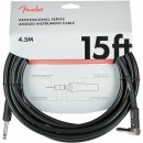 Fender Professional Series Instrument Cables S/A 4,5 m Black