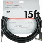 Fender Professional Series Instrument Cables S/A 4,5 m Black – Zboží Dáma