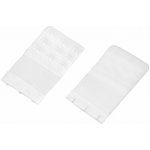 Prodloužení obvodu podprsenky šíře 55 mm trojřadé - bílá – Zboží Dáma