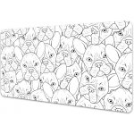 podložka na stůl pro děti pes Bulldog – Sleviste.cz