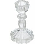 Atmosphera Skleněný svícen, křišťál, 11 cm transparentní – Zboží Dáma