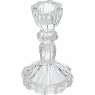 Atmosphera Skleněný svícen, křišťál, 11 cm transparentní – Zboží Dáma