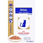 Royal Canin Veterinary Diet Cat Renal with Chicken Feline 12 x 85 g – Hledejceny.cz