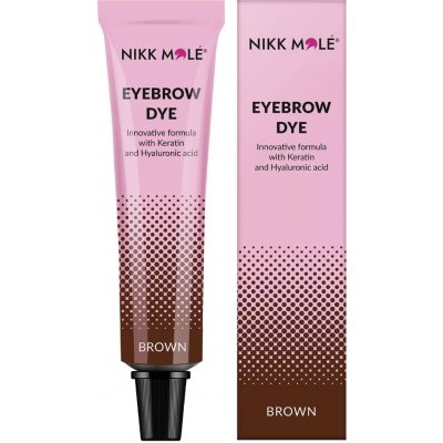 Nikk Mole NEW barva na řasy a obočí Brown 15 ml – Zbozi.Blesk.cz