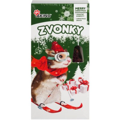 Akinu Vánoční balíček Zvonky pro hlodavce 120 g – Zboží Mobilmania