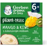 GERBER Organic 100% Dezert rostlinný mango a kiwi s kokosovým mlékem 4 x 90 g​ – Zboží Mobilmania