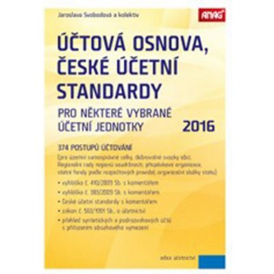 Účtová osnova, České účetní standardy pro některé vybrané účetní jednotky 2016 374 postup – Hledejceny.cz