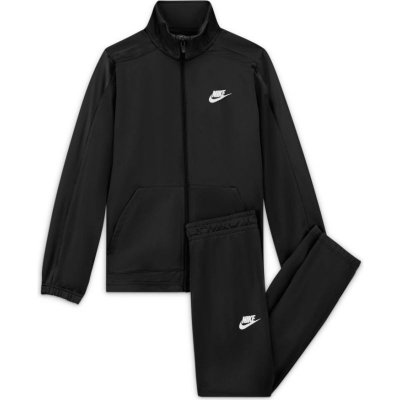 Nike Swoosh Poly Tracksuit U black/black/white – Zboží Mobilmania