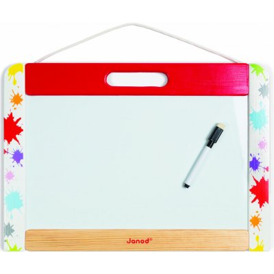 Janod Dřevěná magnetická oboustranná tabule Splash stolní – Zboží Mobilmania