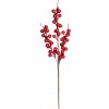 Květina Větvička BOBULE PODZIM červená 43cm
