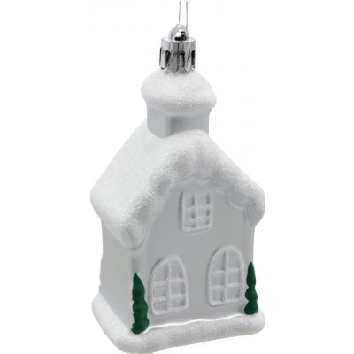 Pro-Tech shop Sada 3 vánočních ozdob domeček 9cm 69794 – Hledejceny.cz