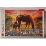 Trefl Koně na louce 500 dílků – Zboží Mobilmania