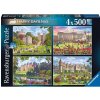 Puzzle RAVENSBURGER Královské rezidence Velká Británie 4x500 dílků