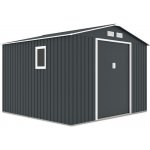 Focus Garden Zahradní domek na nářadí HUDSON 9x8 Cold Grey – Sleviste.cz