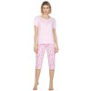 Luna 661 dámské pyžamo růžové