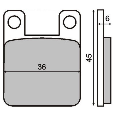 RMS Brzdové destičky 0080 RMS 225100080 – Zboží Mobilmania