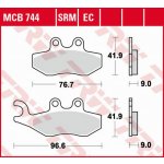 TRW ZF brzdové destičky KH353 ECO organické APRILIA SPORTCITY 2T 50 08-13, SPORTCITY 125 05-13, SR 125/300 10-, DERBI BOULEVARD 50/125 08-17, PEUGEOT CITYSTAR 50 14-, PIAGGIO FLY 50 2T/4T 05-12, LIBER
