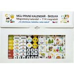 Teddies Kalendář magnetický Školka 114ks magnetek v kartonu 45x32x1cm – Zboží Mobilmania