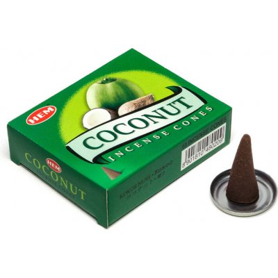 Hem Vonné kužely Kokosový ořech 10 ks – Zboží Dáma