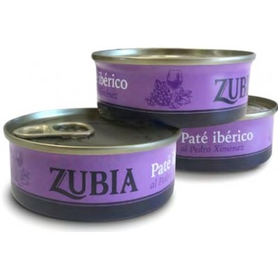 Zubia Patés Paté Iberico s vínem Pedro Ximénez 78 g – Hledejceny.cz