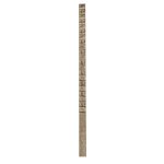 Betonový sloupek, dekor cihlička - koncový pravý sloupek, barva hnědá 225 cm
