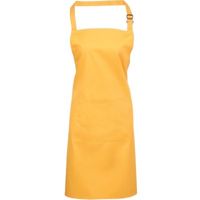 Premier Zástěra Colours PR 154 s laclem a kapsou na břiše COT390154a3999-sunflower Slunečnice – Hledejceny.cz