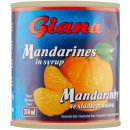 Konzervované ovoce Giana Mandarinky 314 ml