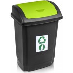 ProHome Koš odpadkový ke třídění odpadu 25 l zelený – Zboží Mobilmania