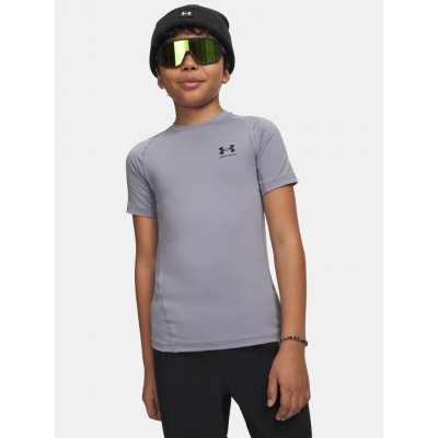 Under Armour Chlapecké tričko B HEATGEAR SS Šedá – Hledejceny.cz