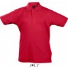 Dětské tričko Sol's dětské polo tričko Sol´s Red