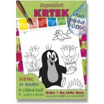 Akim Omalovánky Stačí přidat vodu! Krtek 2 set s barvami a štětcem – Hledejceny.cz