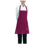 EGOchef Kuchařská zástěra DÁMSKÁ Bordó jemné bílé pásy 70x70 cm E-6000055C – Hledejceny.cz