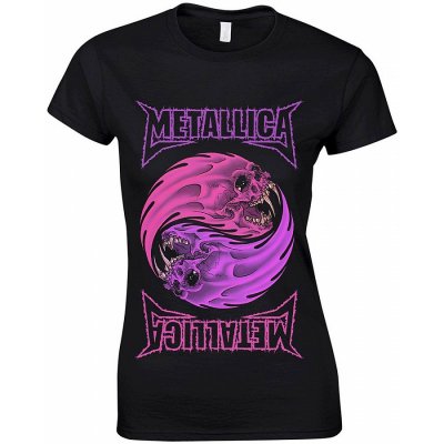 Metallica tričko Yin Yang Purple black – Zboží Mobilmania