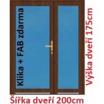 Soft Dvoukřídlé 3/3 sklo bílá 200 x 175 cm – Hledejceny.cz