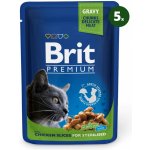 Brit Premium Cat Sterilised Chicken 100 g – Sleviste.cz