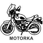 L.V. Obrázkové razítko MOTORKA – Zboží Dáma