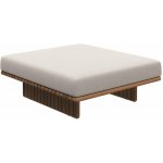 Gloster Podnožka Deck, 125x110x47 cm, rám teak, včetně sedáku, venkovní látka kat. C – Hledejceny.cz
