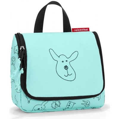 Reisenthel Dětská toaletní taška Toiletbag S kids cats and dogs mint